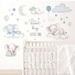 Includes two sheets to cover a wide area in nursery or playroom