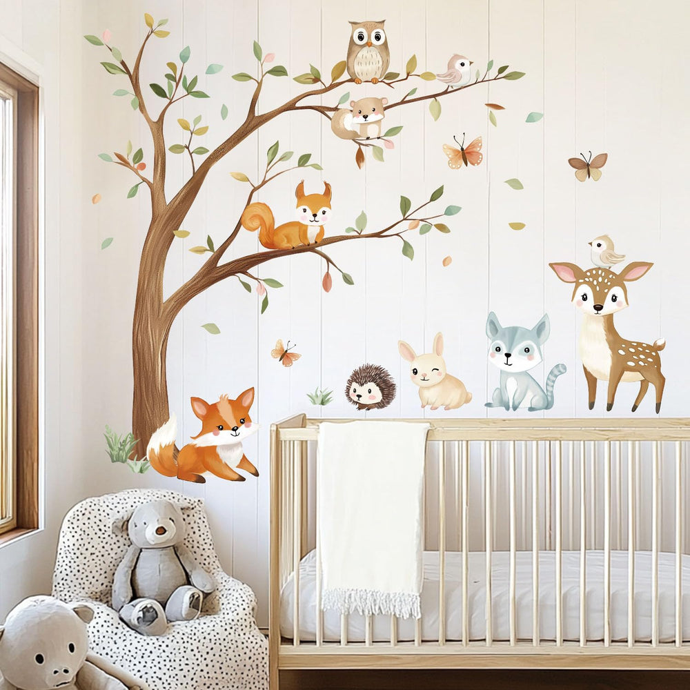 Quinspir removable waterproof wall decals offer mess-free decorating for kids' spaces.