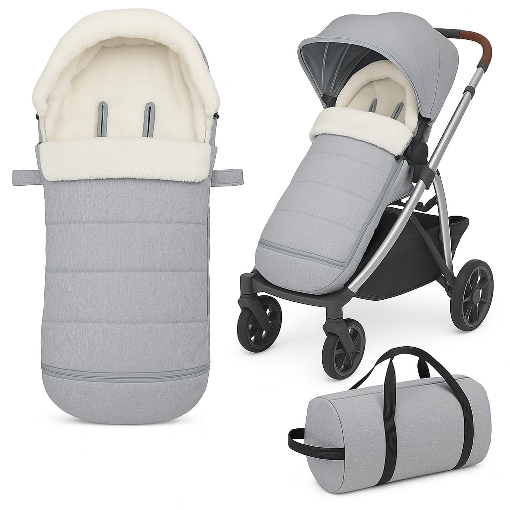 Quintriae stroller footmuff outer shell keeps baby warm during windy winter strolls