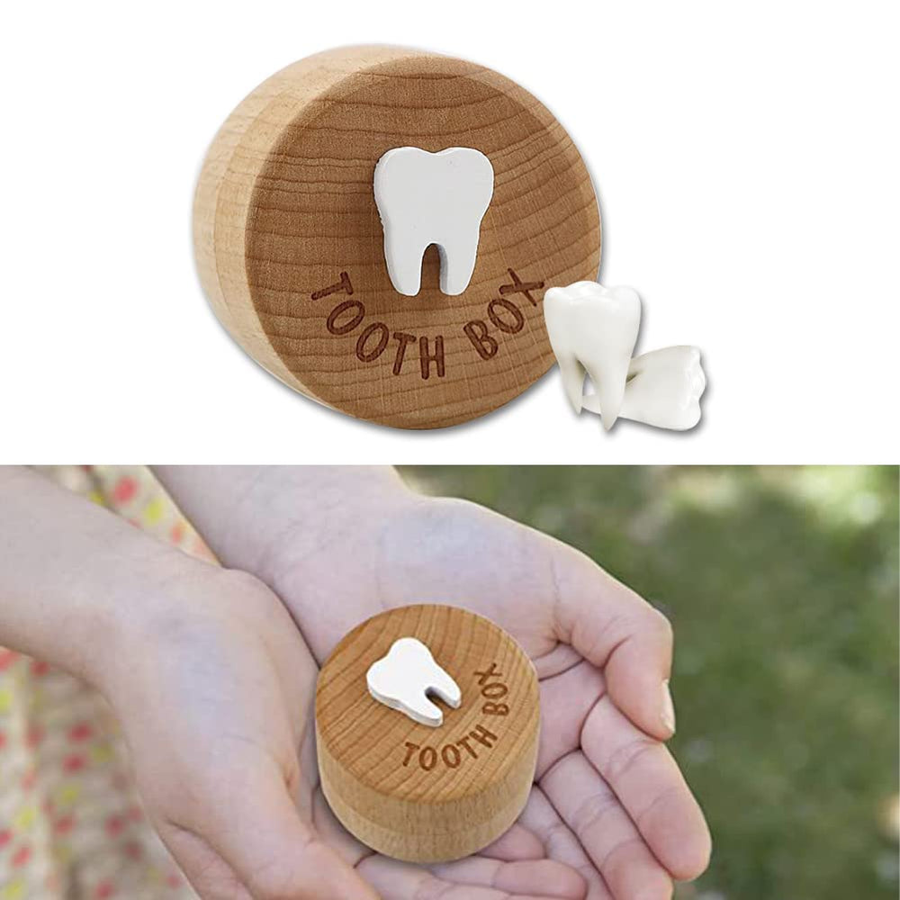Quixleen Box features engraved 'Tooth Fairy Box' on the lid