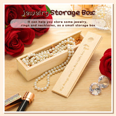 Qunclay keepsake box pull lid design enables easy access