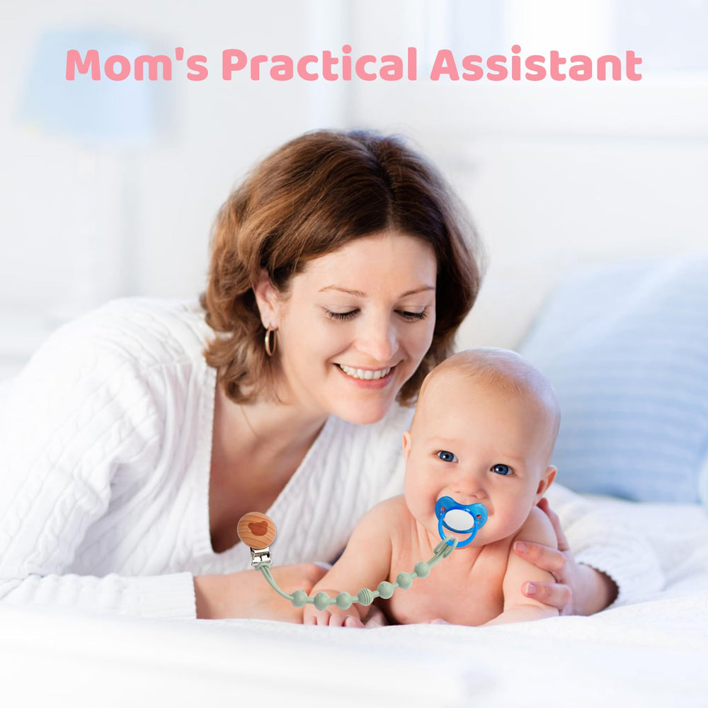 Qunland pacifier clip gift box presents a ready-to-gift baby essential