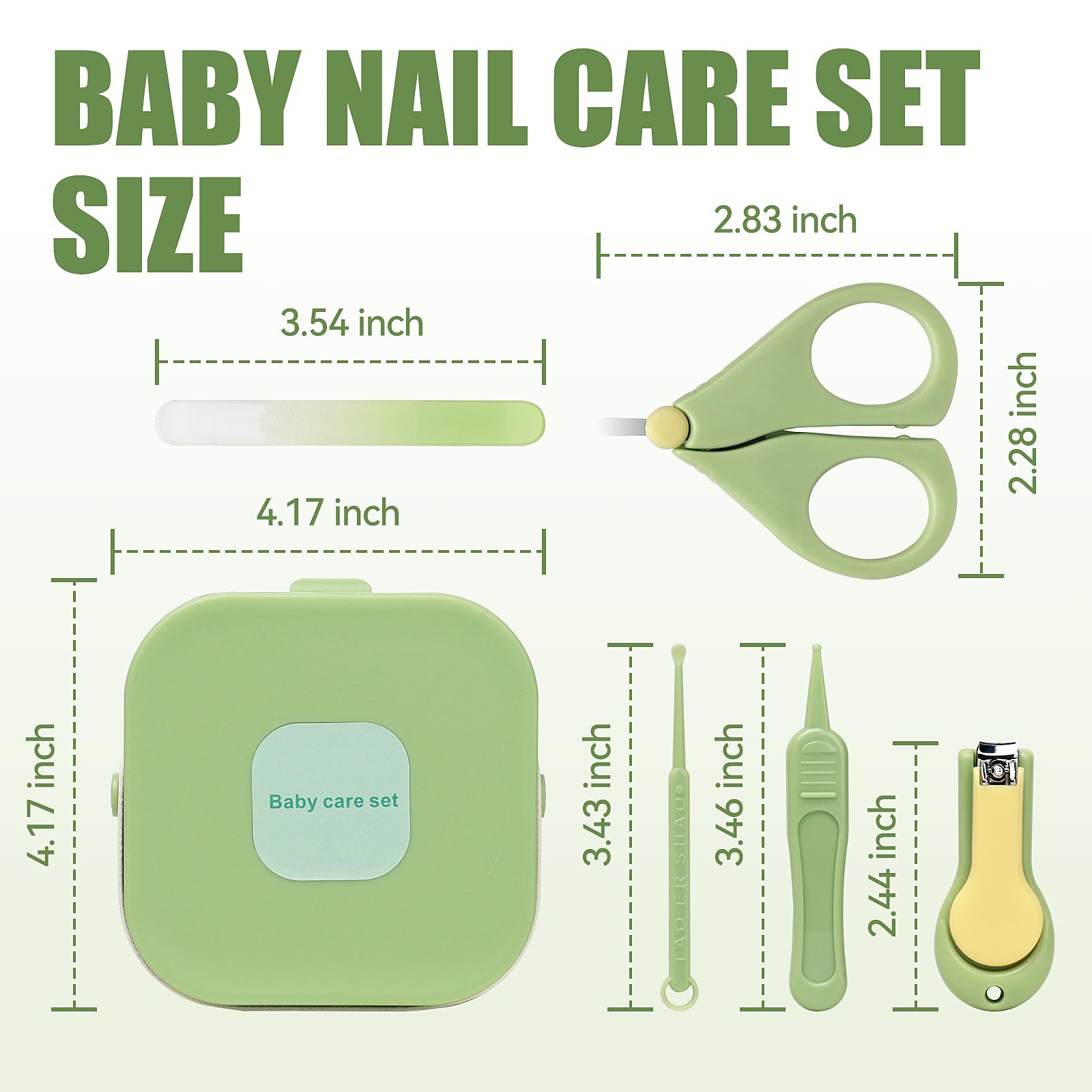 Qunlions life baby nail clippers close up showing curved tips for tiny nails