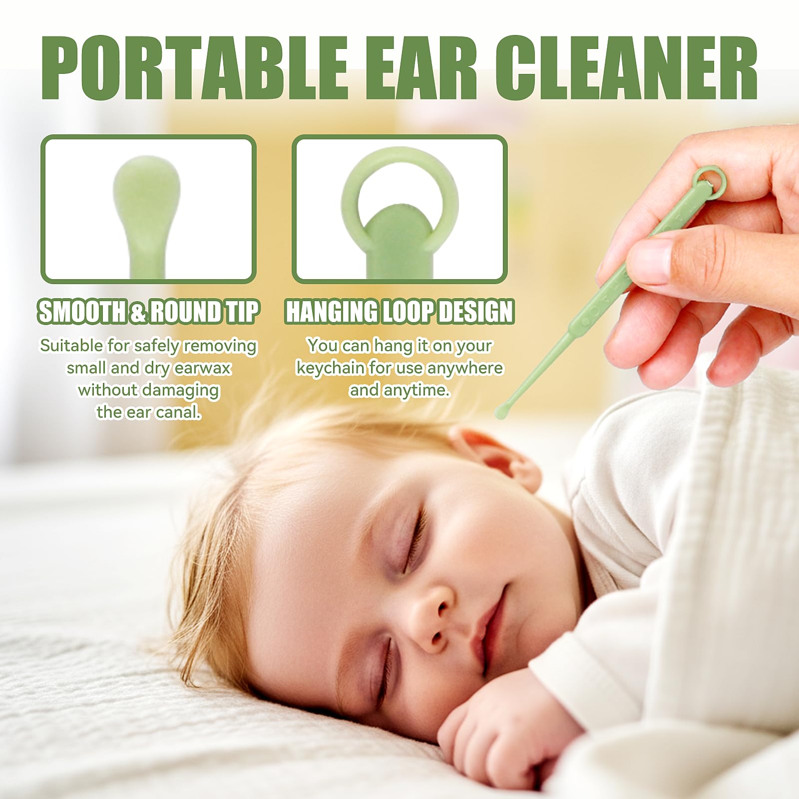 Qunlions life ear cleaner close up gentle removal of fine wax