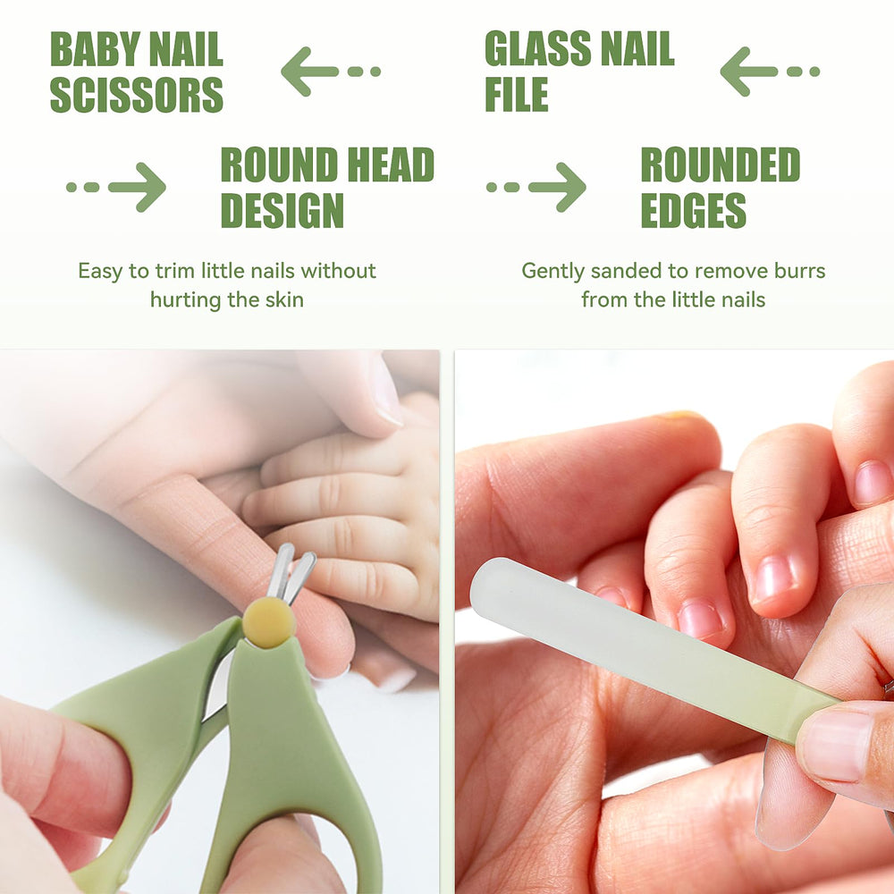 Qunlions life nail scissors baby close up with rounded tips for delicate skin