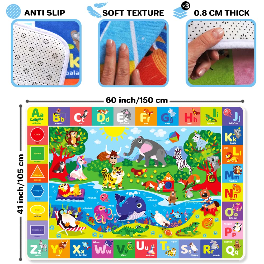 Quokka play mat foldable design for easy storage and portability