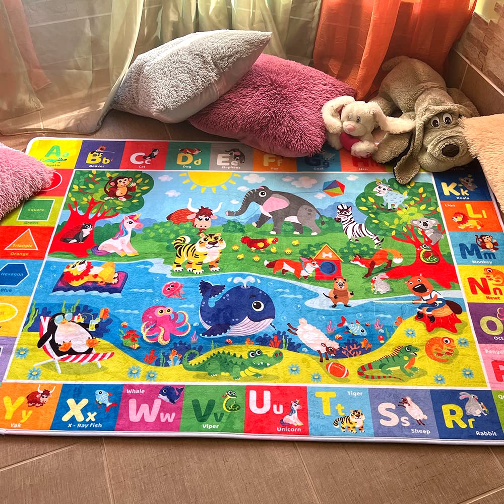 Quokka play mat with non-slip backing to keep the area secure