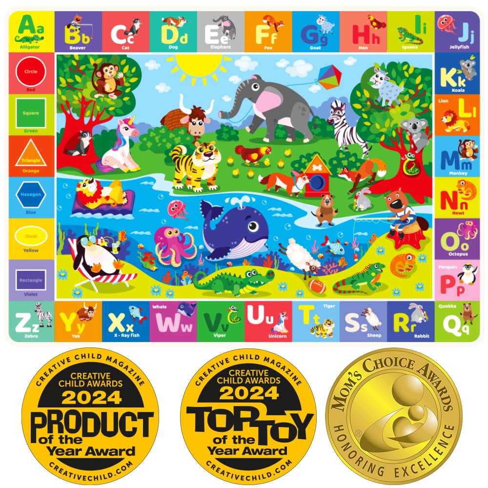 Quokka baby play mat with soft plush surface for comfortable crawls