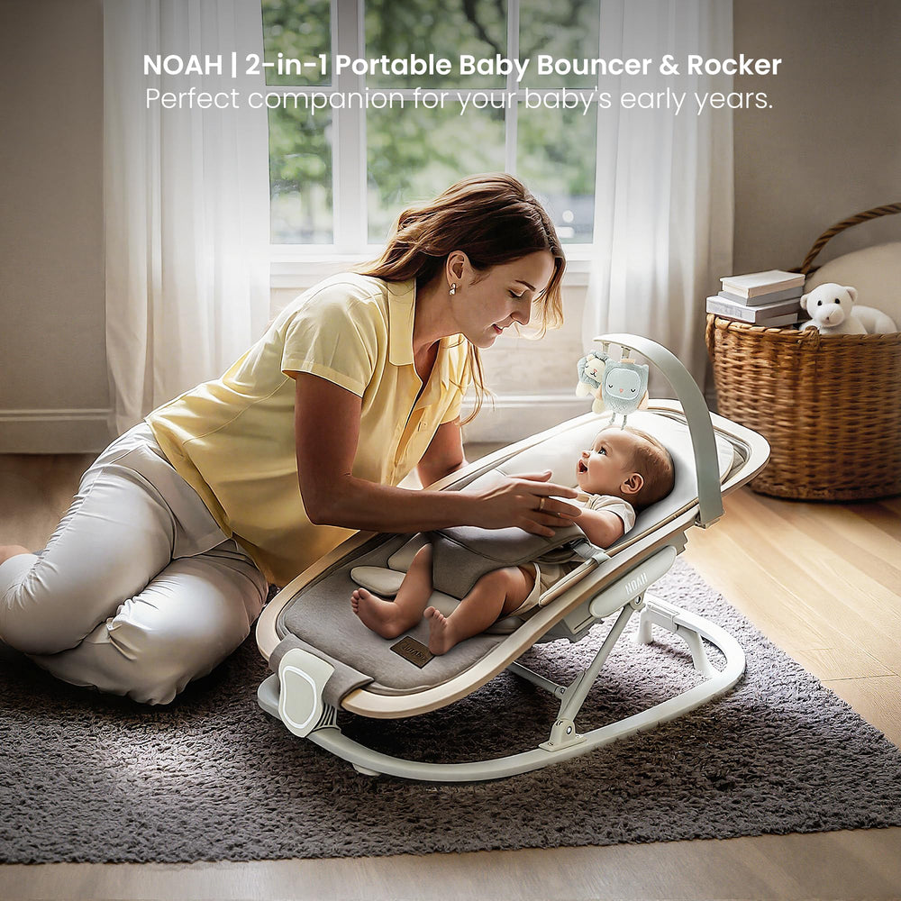 QUTANIX Noah safety harness closeup with secure buckle for secure placement.