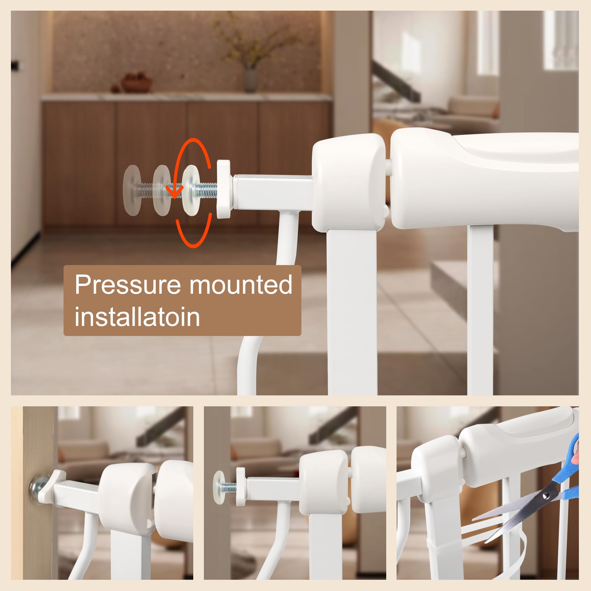 QwickNesty double-locking mechanism enhances security with one-handed access.