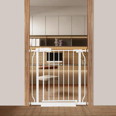 QwickNesty narrow gate uses pressure-mount setup for quick, tool-free installation.