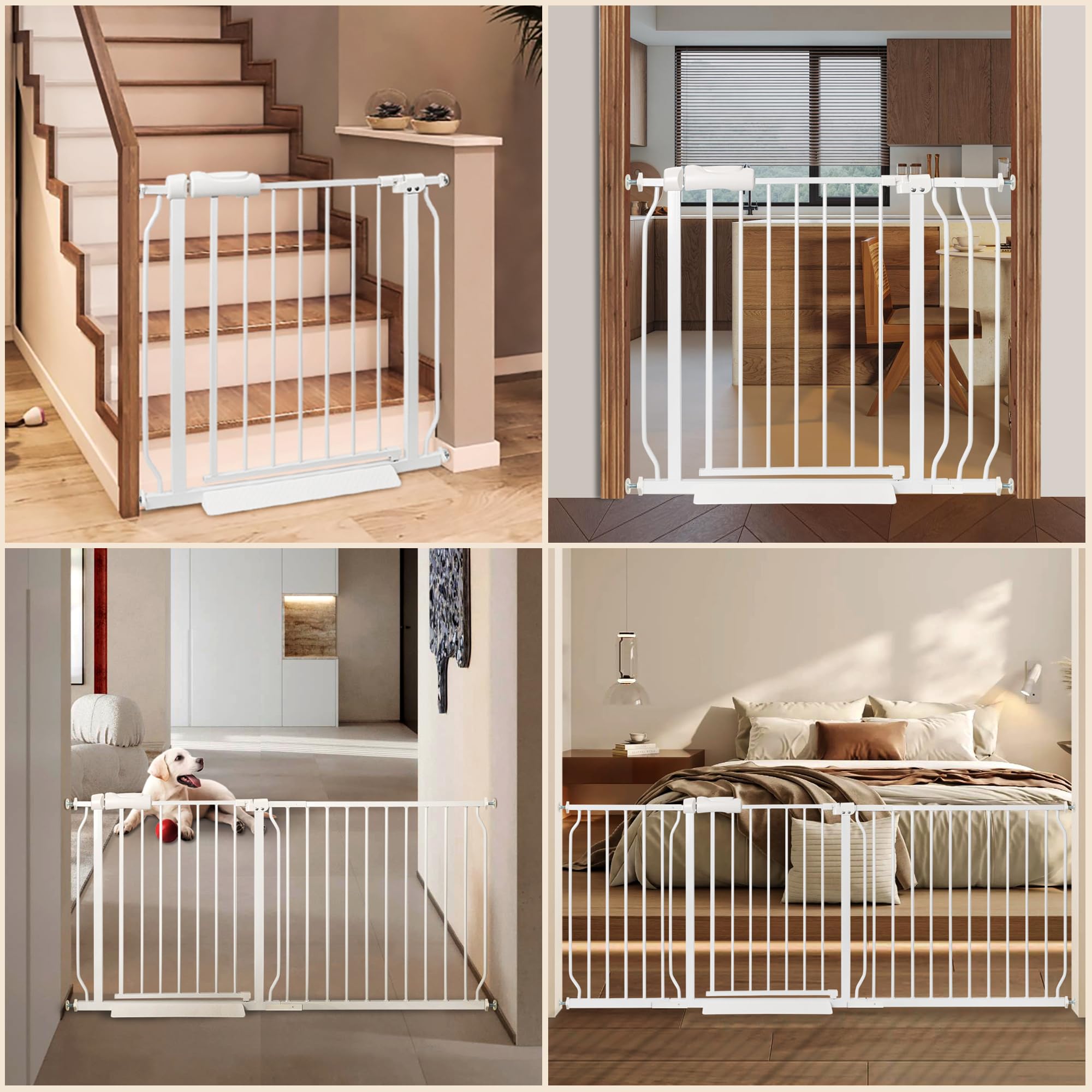 QwickNesty white finish blends with most home decors.