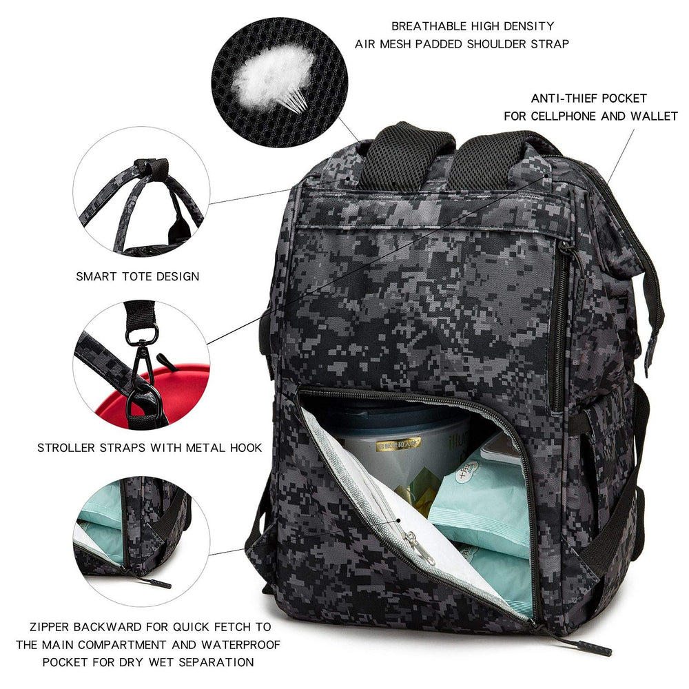 QWREOIA stroller straps for hands-free mobility
