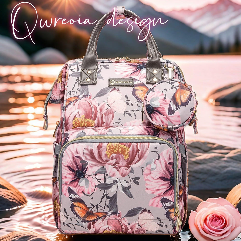 QWREOIA multi-pocket design for easy access and organization