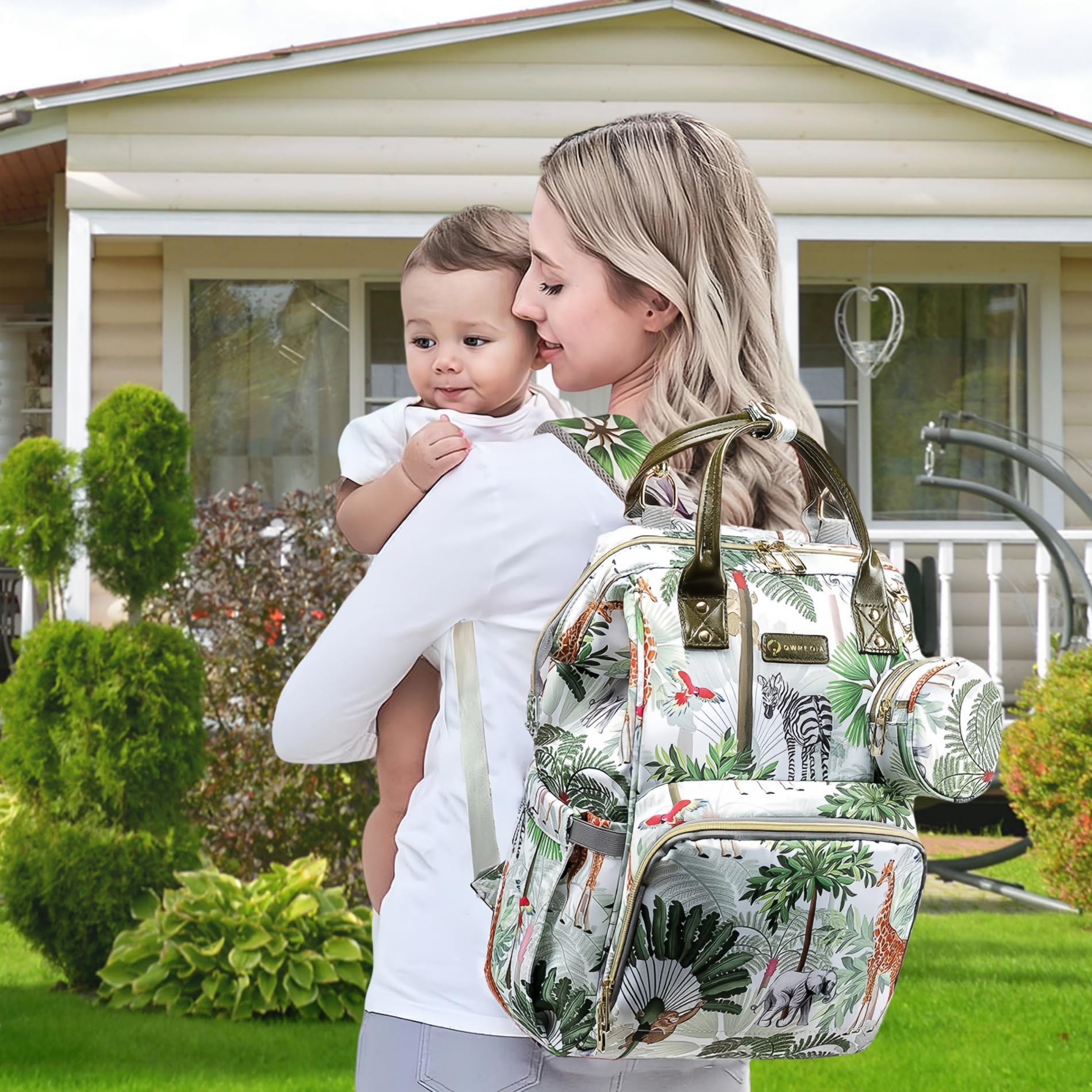QWREOIA stroller straps free your hands during moments