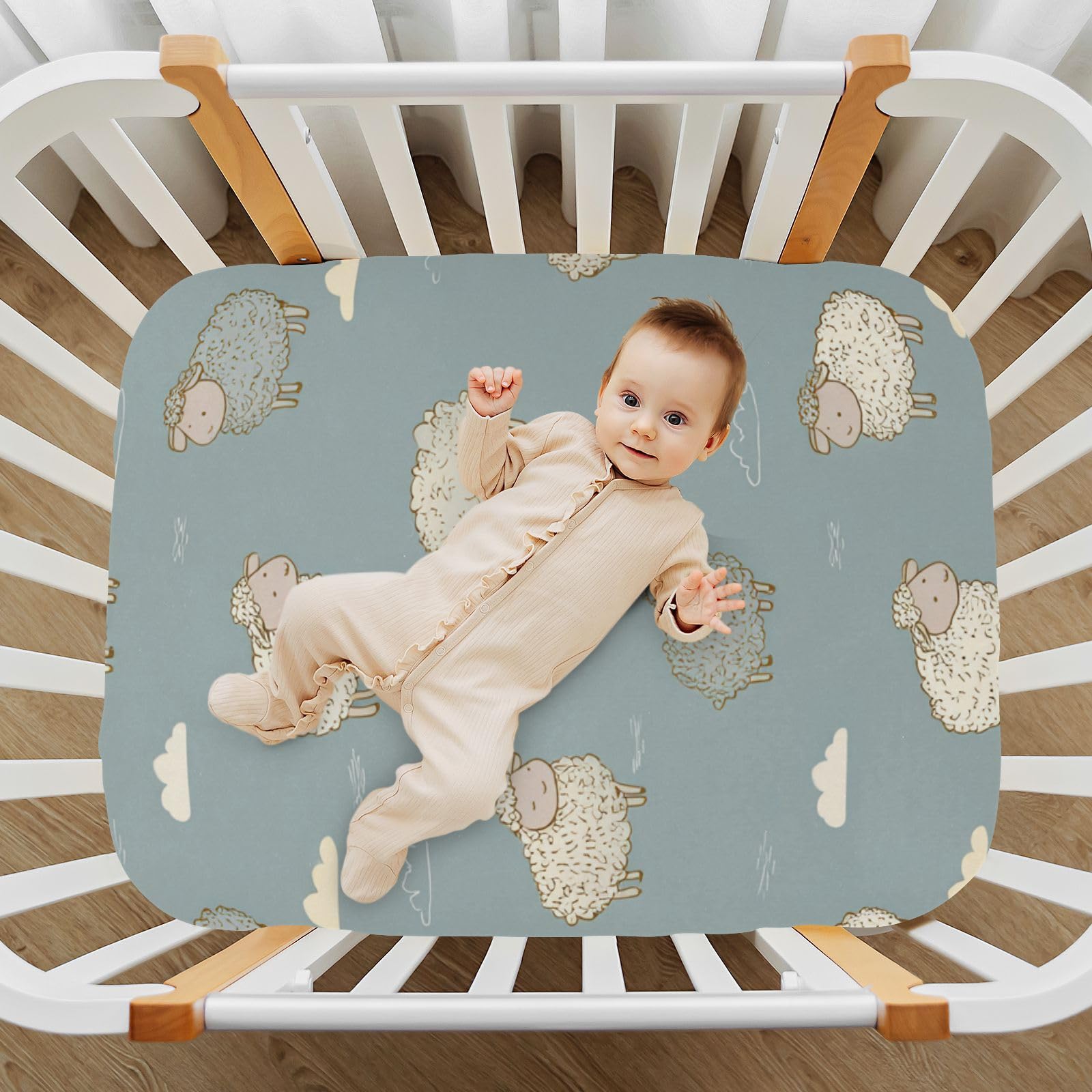 QwThum Standard crib and toddler fit visual shows compatibility.