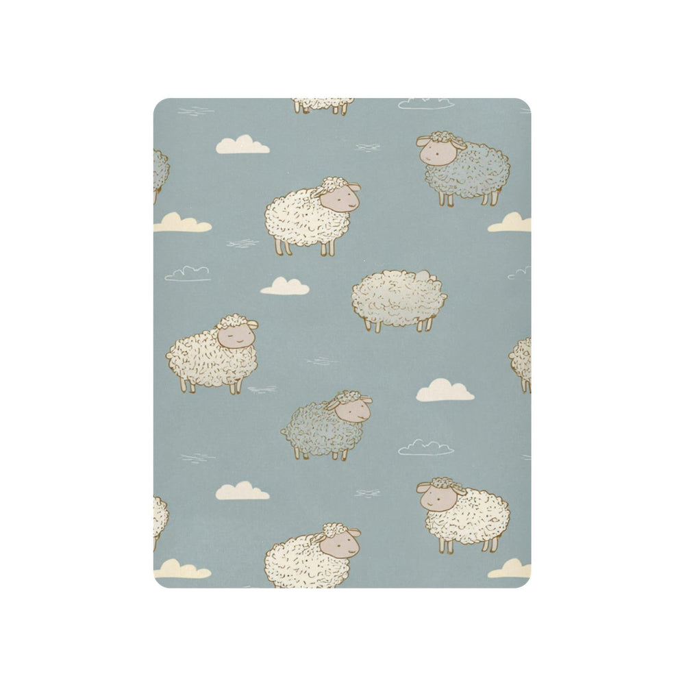 QwThum Ultra-soft microfiber crib sheet close-up highlights plush texture for sleep.