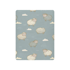 QwThum Ultra-soft microfiber crib sheet close-up highlights plush texture for sleep.