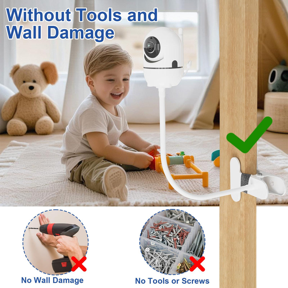 Qwwia foam-clad non-slip clamp protects furniture during use