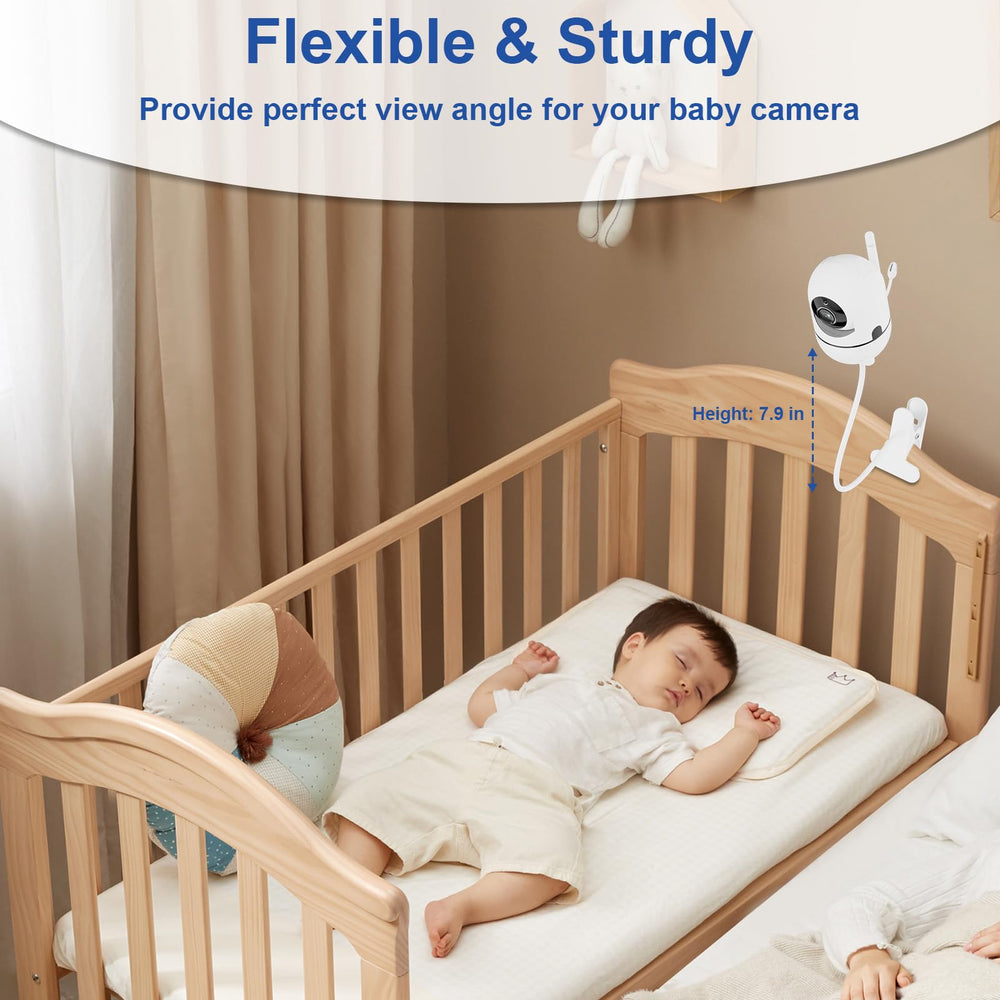 Qwwia travel-ready foldable mount for easy on-the-go baby monitoring