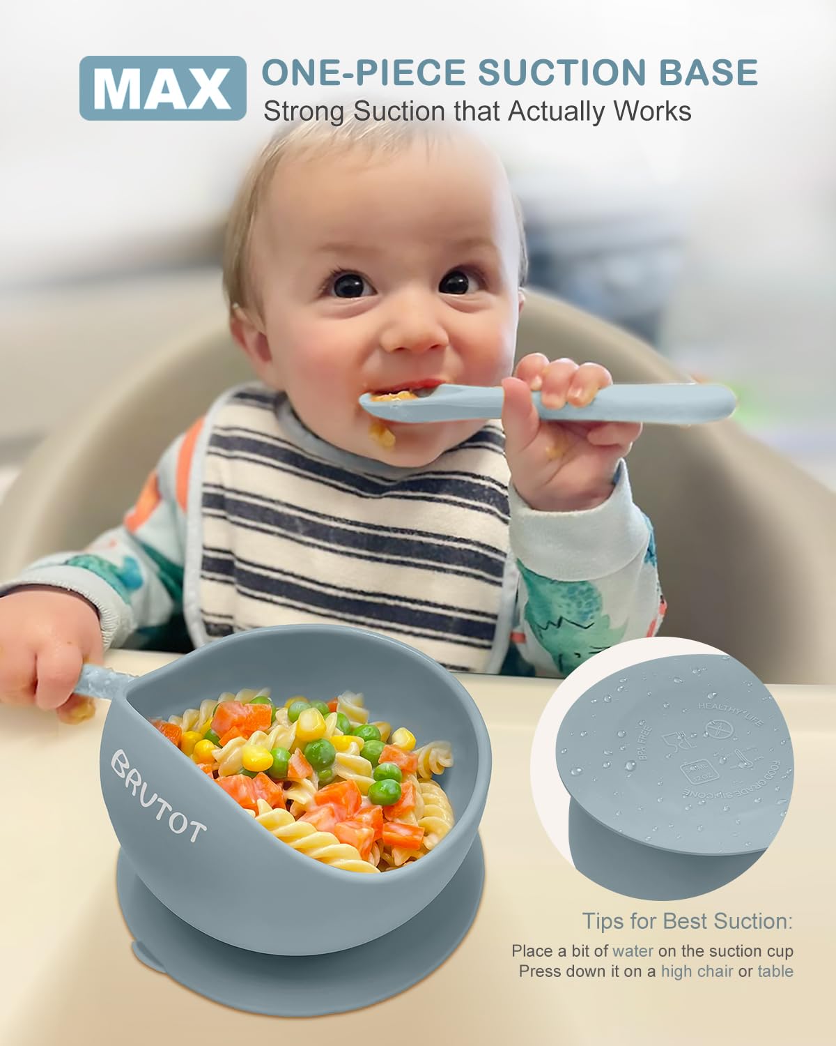 Qyeejong soft-tip spoon supports gentle self-feeding