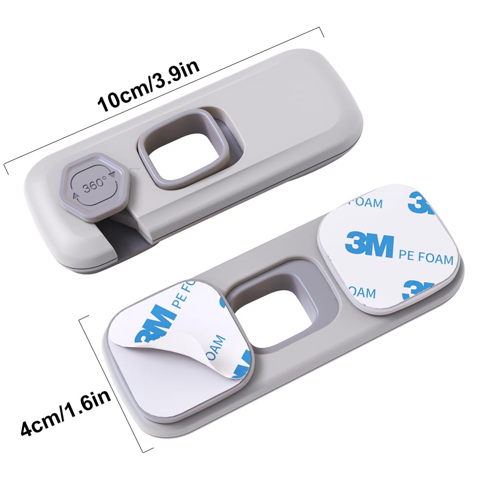 QYESWHSR five-pack fridge locks let adults open cabinets while guarding little hands.