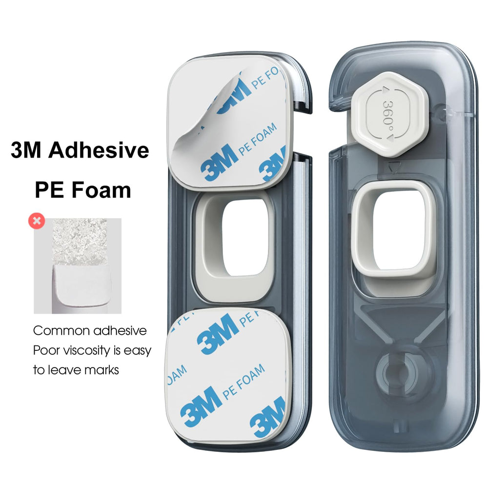 QYESWHSR oven and cabinet locks protect little hands during kitchen tasks.