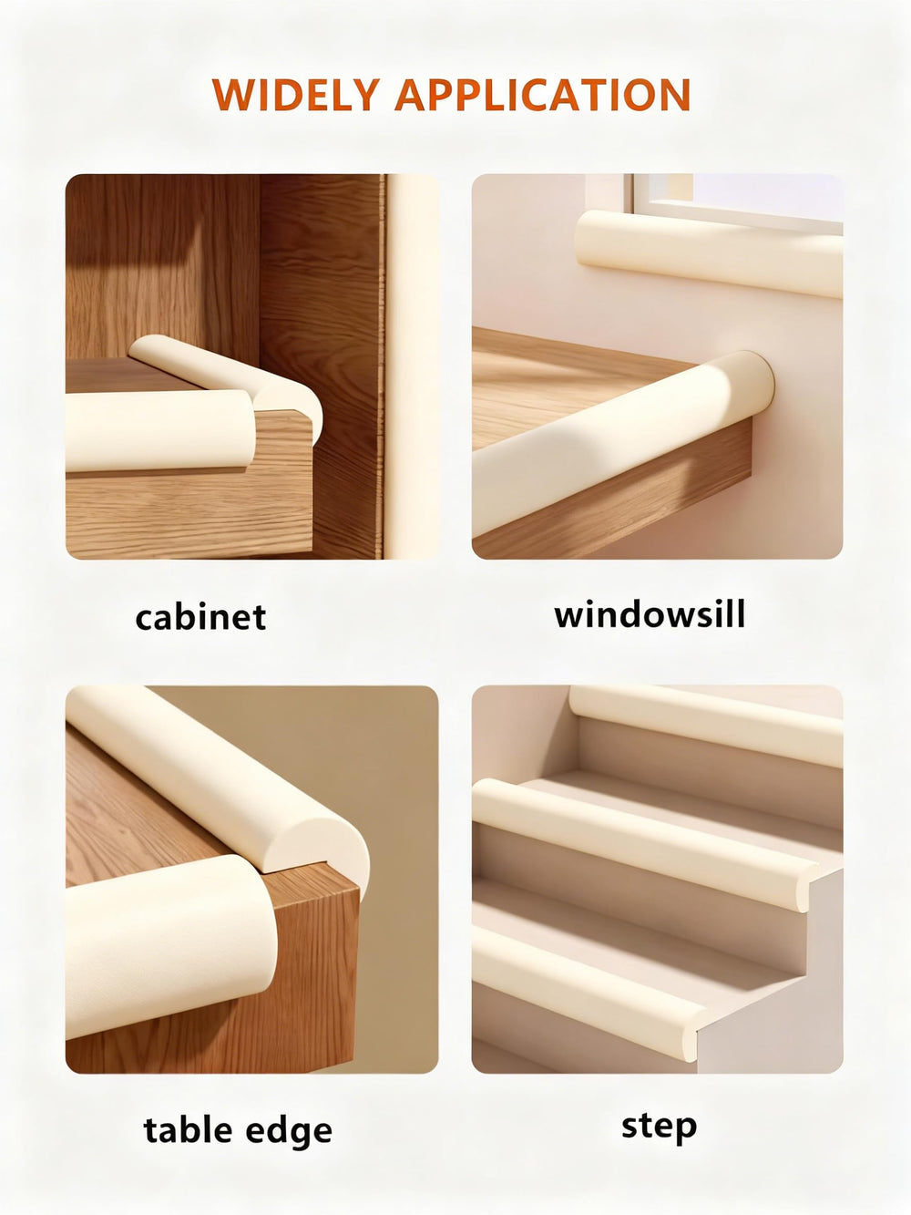 QYV 360 degree protection covers coffee tables, TV stands, stairs.