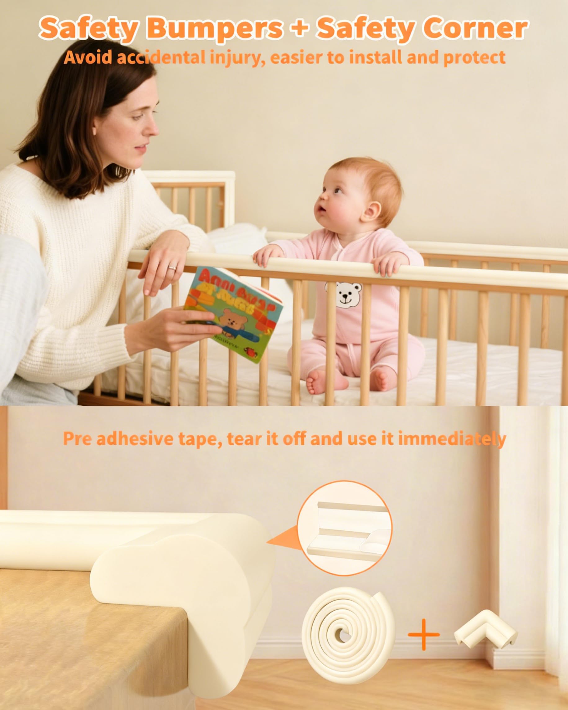 QYV Adhesive double-sided tape ensures strong, clean attachment.
