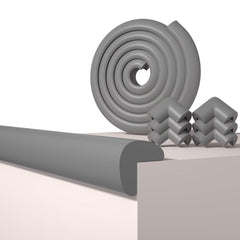 QYV baby proof edge corner protector gray guards six corners for safer crawling