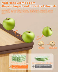 QYV Edge Corner Protector 0.6 inch thickness cushions bumps safely.