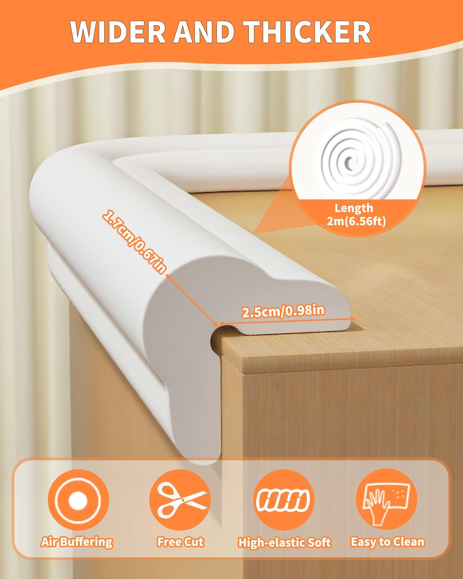 QYV six corner pads guard sharp corners for kid-safe play areas.