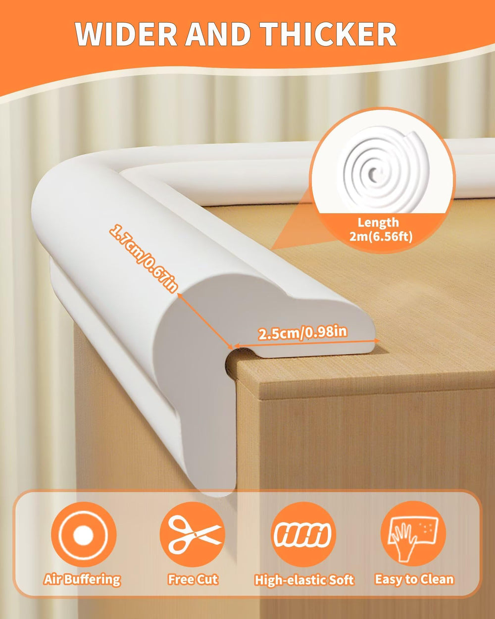 QYV six corner pads guard sharp corners for kid-safe play areas.