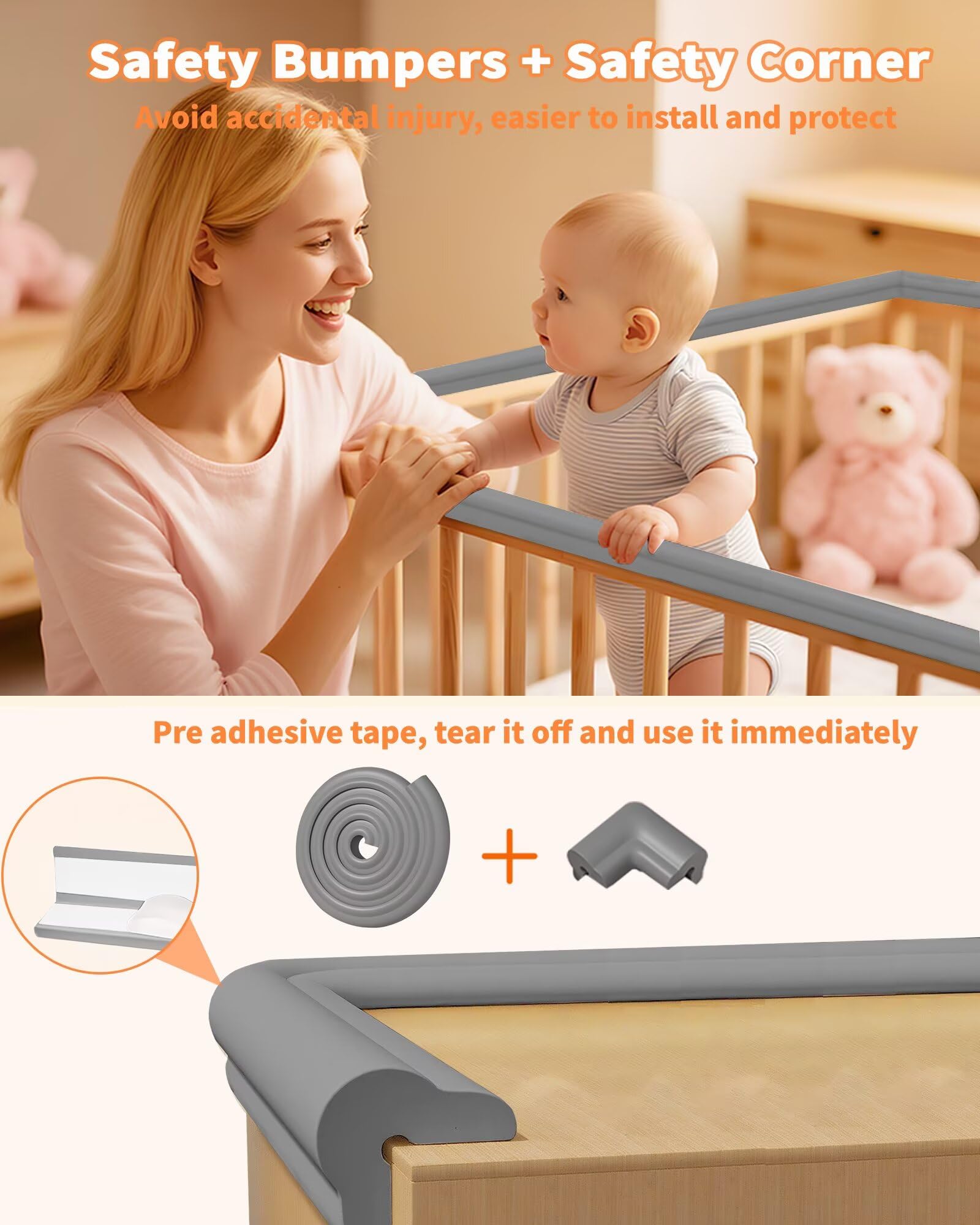 QYV Edge Protector can be cut to fit odd edges and corners