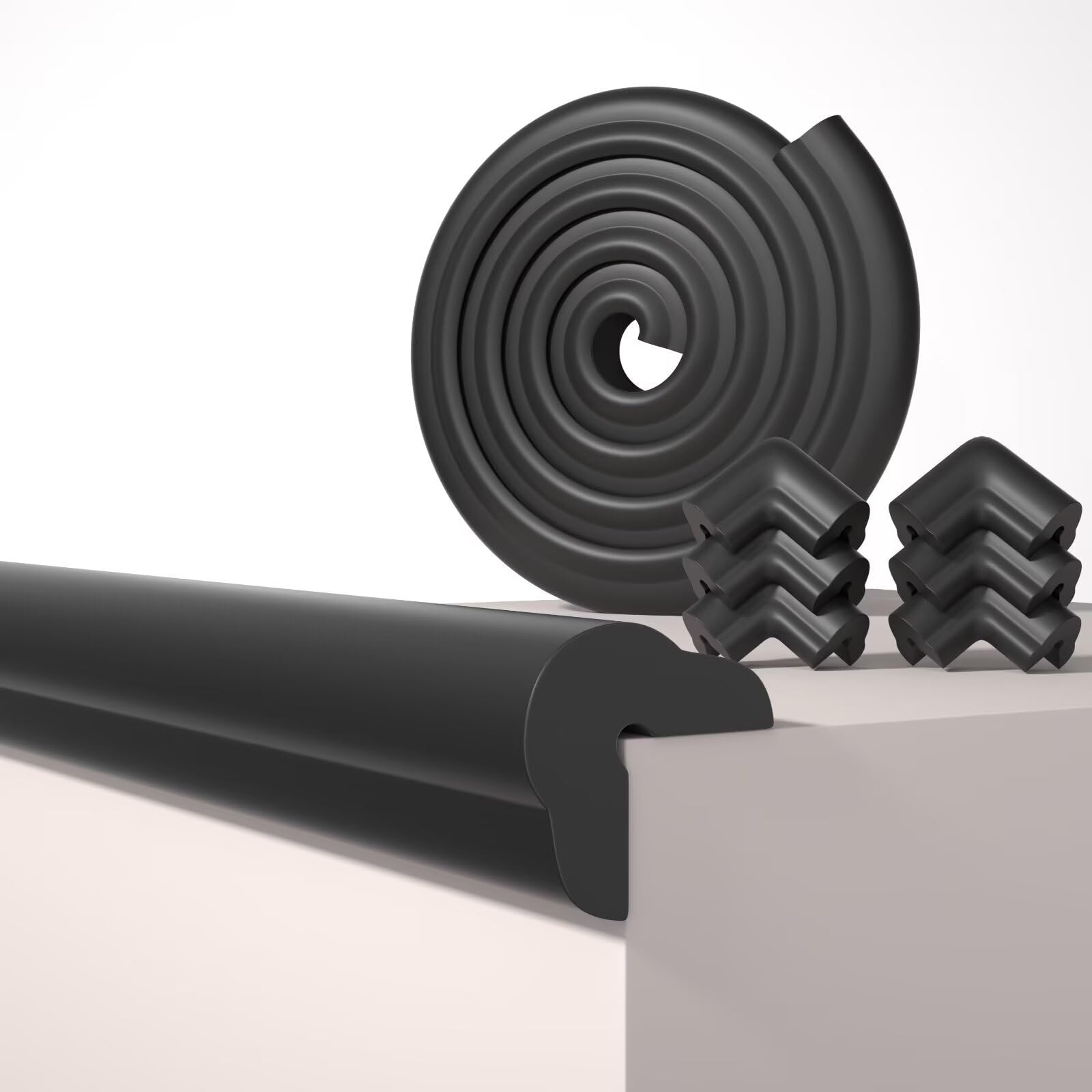 QYV Edge Protector with pre-taped corner for quick installation