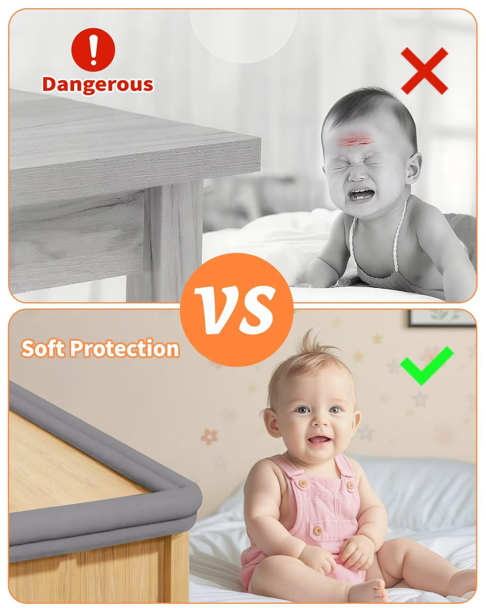 QYV Edge Protector includes six corner pads for enhanced coverage