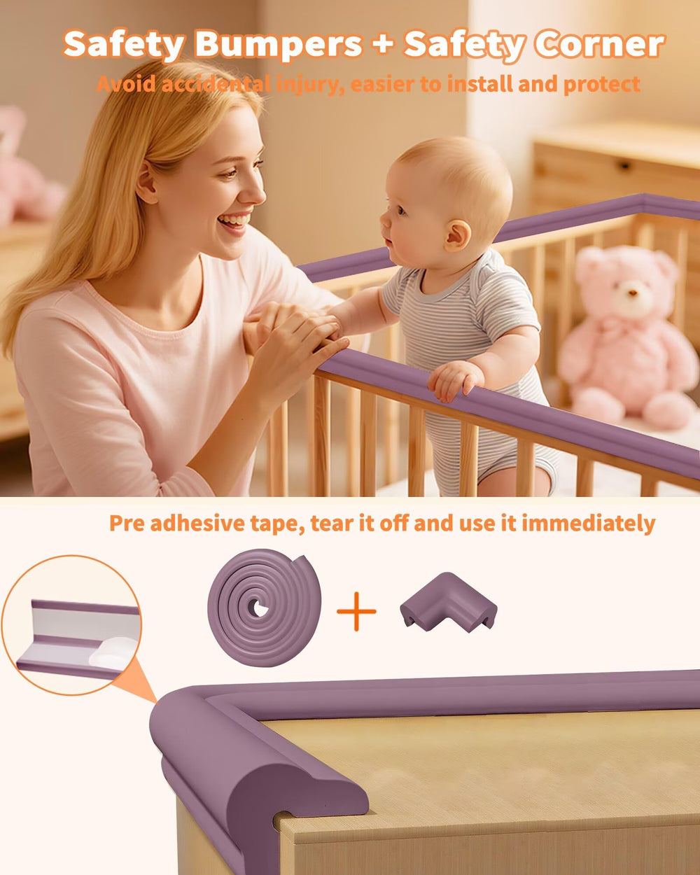 Six corner pads included for rapid corner coverage on furniture.