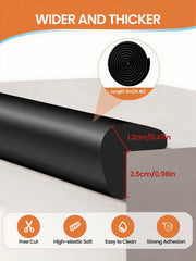 QYV L-shape furniture corner protector fits desks and tables, reducing bumps.