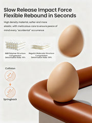 QYV NBR foam cushion provides soft, rounded protection for sharp corners.
