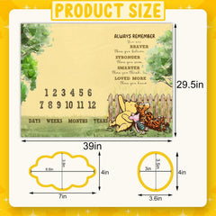 QZCYU Winnie quotes frames displayed with keepsake photo props
