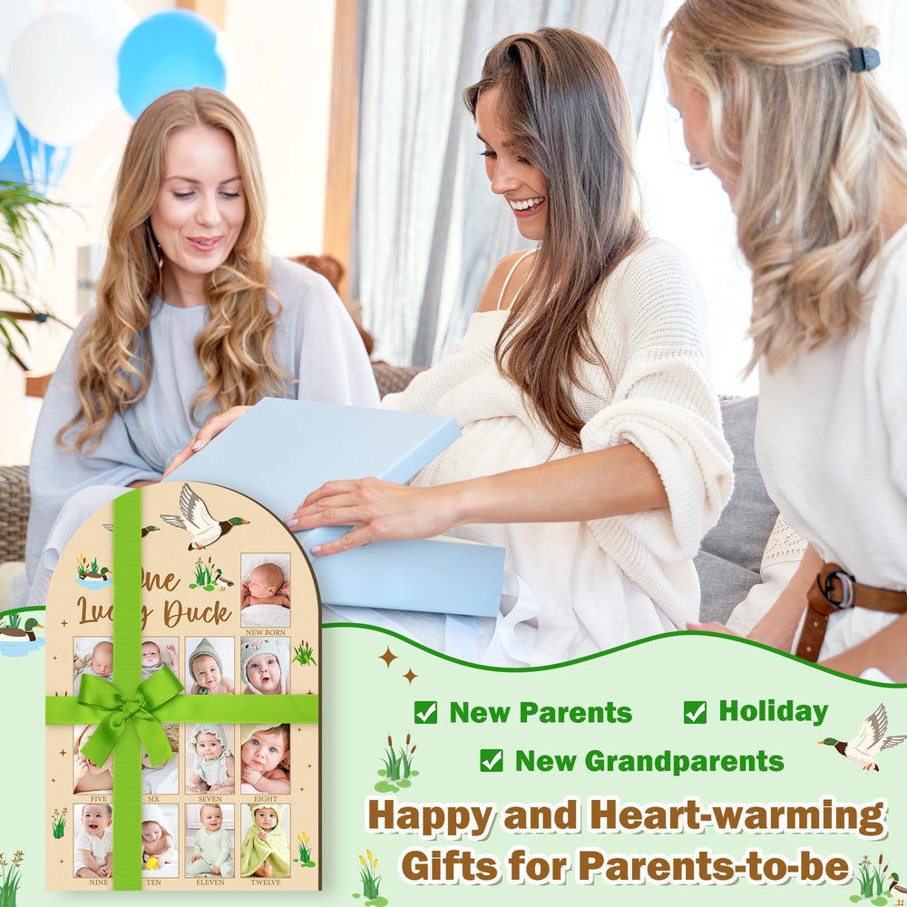 R HORSE baby shower gift idea wood photo board keepsakes.