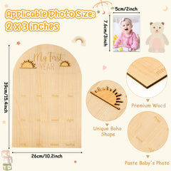 R HORSE boho sun design wood board enhances nursery decor