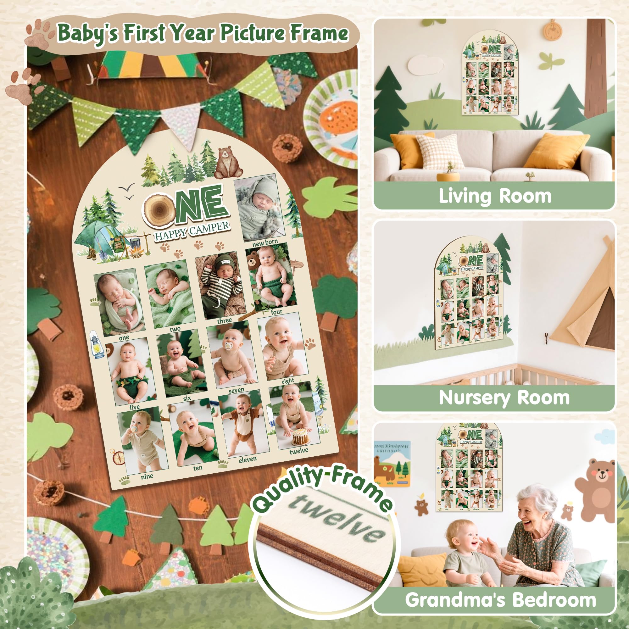 R HORSE camping design adds cozy nursery charm to any space.