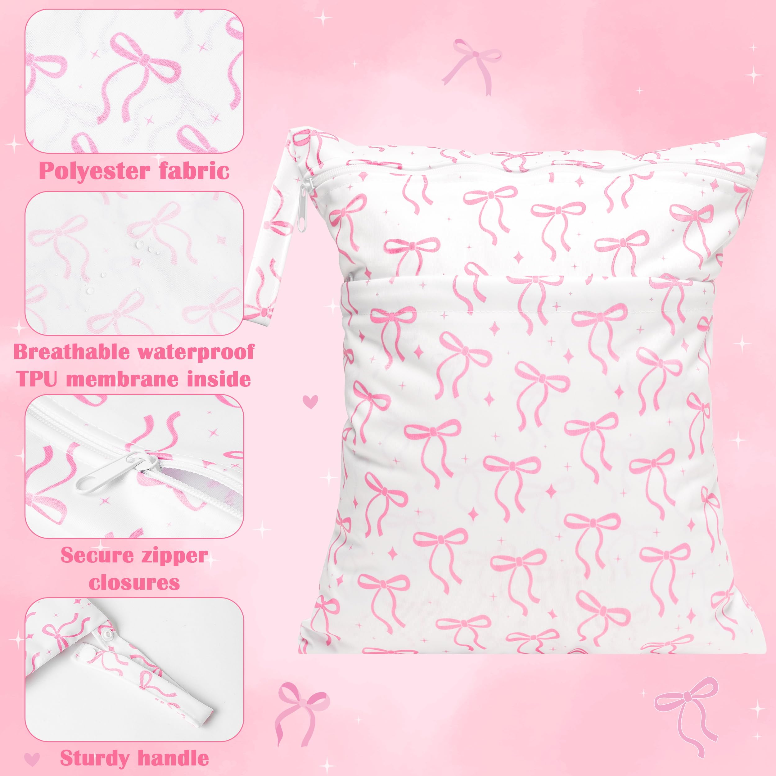 R HORSE diaper bag's zipped compartment keeps wet and dry items