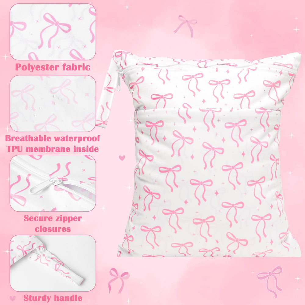 R HORSE diaper bag's zipped compartment keeps wet and dry items