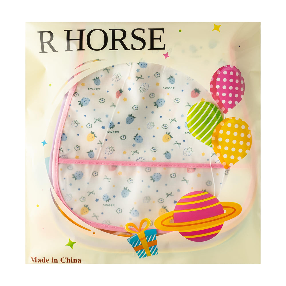 R HORSE gift-ready baby bib set perfect for showers.