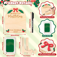 R HORSE green ink pad for clean handprints.