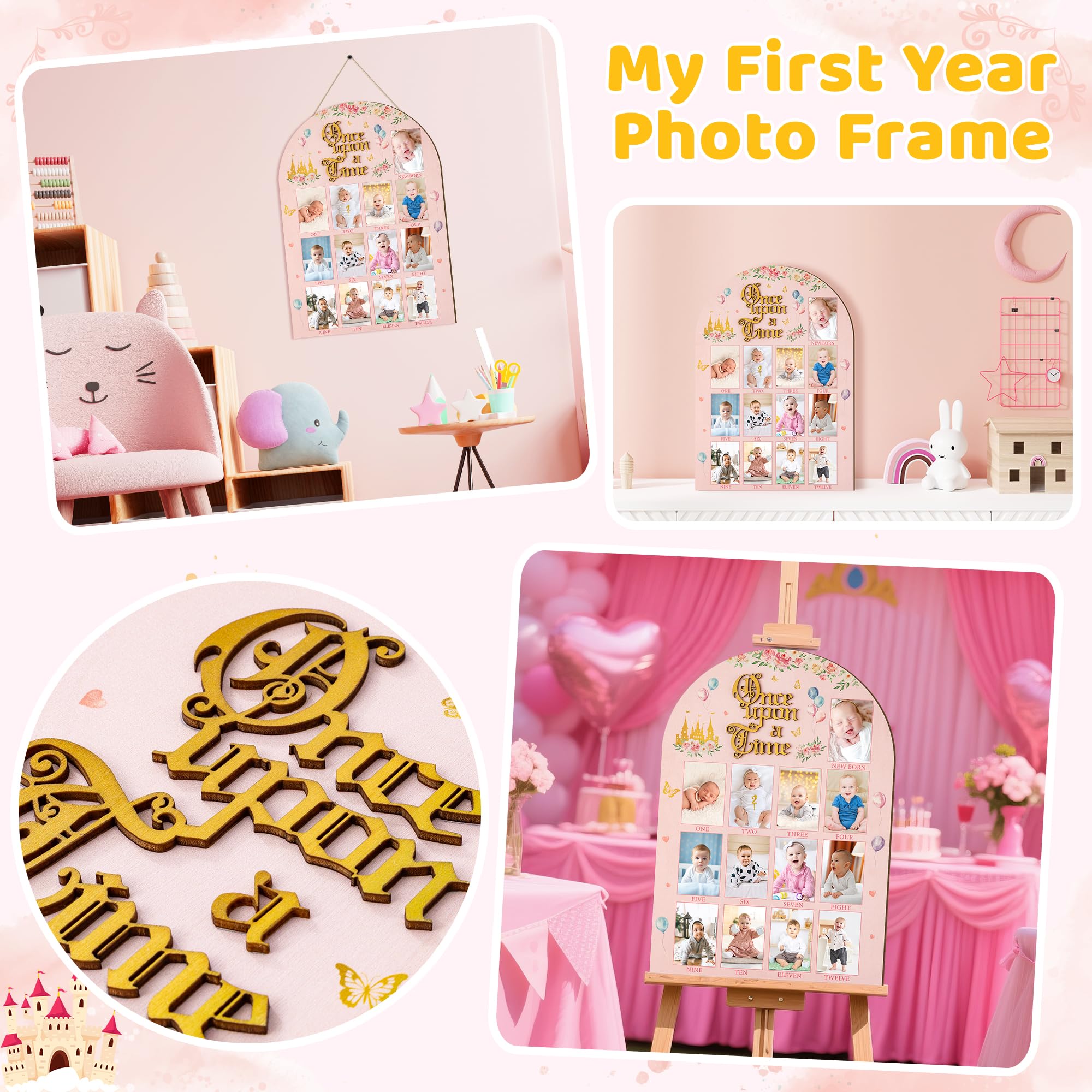 R HORSE milestone gift frame ideal for baby showers and new parents
