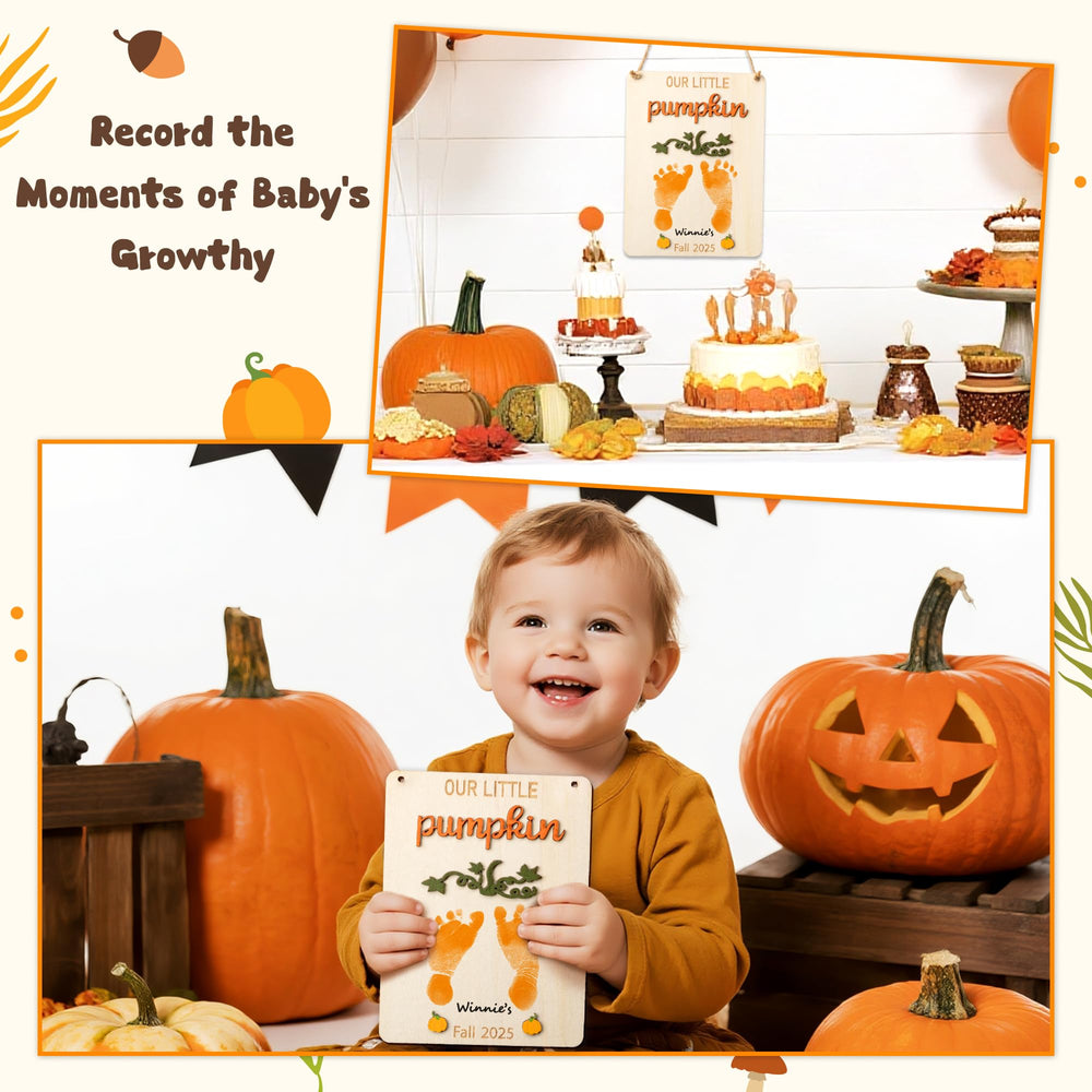 R HORSE Nursery display on a shelf blends with fall decor.