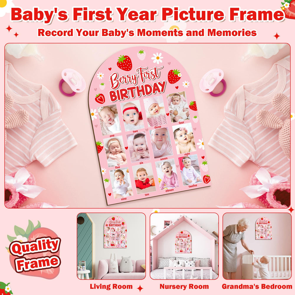 R HORSE premium wood construction for durable baby milestone decor.